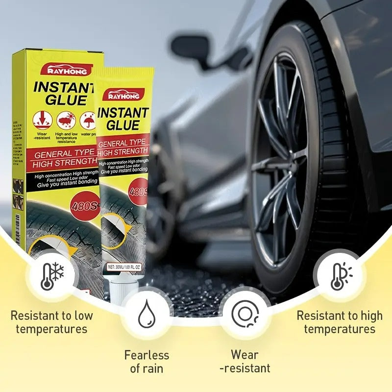 Car Tire Crack Repair Glue with High Strength Adhesive, Waterproof & Weather-Resistant