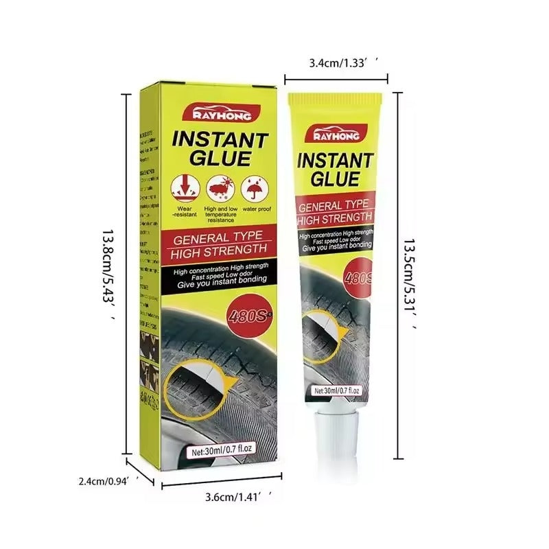 Car Tire Crack Repair Glue with High Strength Adhesive, Waterproof & Weather-Resistant
