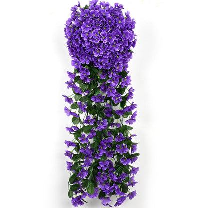 Beautiful Fake Flower Wall Hanging Decor