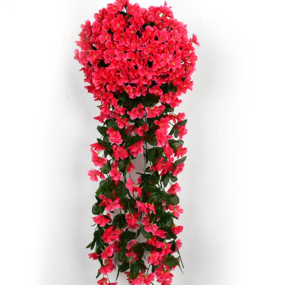 Beautiful Fake Flower Wall Hanging Decor