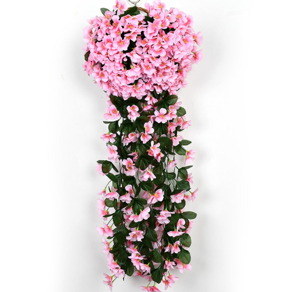 Beautiful Fake Flower Wall Hanging Decor