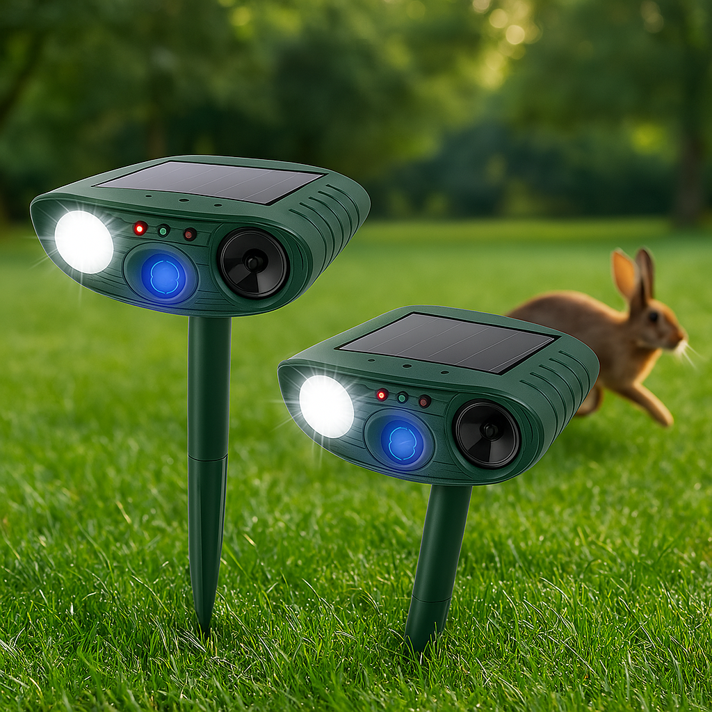 Outdoor Animal Repellent with Motion Sensor Lights