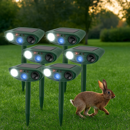 Outdoor Animal Repellent with Motion Sensor Lights