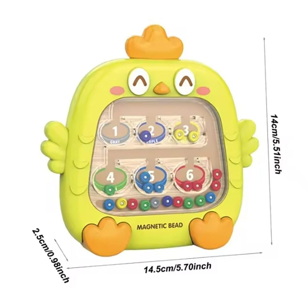 Chicken Montessori Magnetic Maze Educational Toy with Acrylic Cover, Safe for Ages 3+