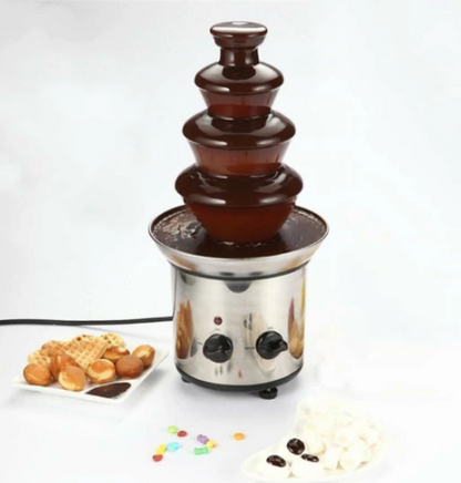 Delicious 4 Tier Chocolate Fondue Maker Machine