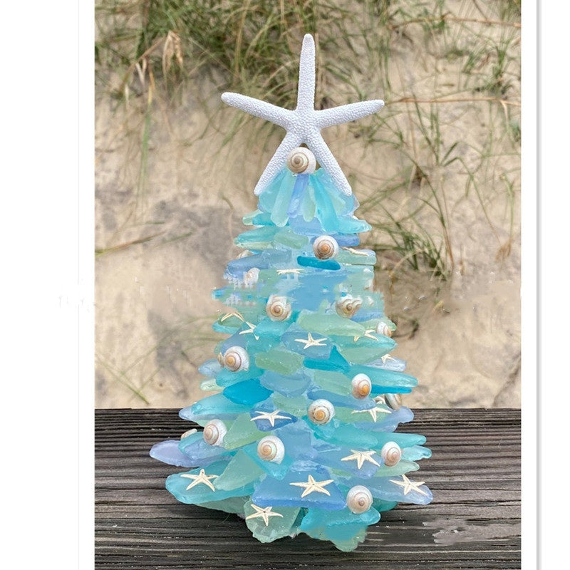 Christmas Starfish Resin Tree Ornaments Decor