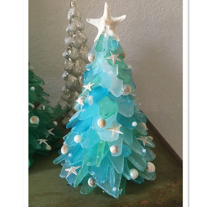 Christmas Starfish Resin Tree Ornaments Decor