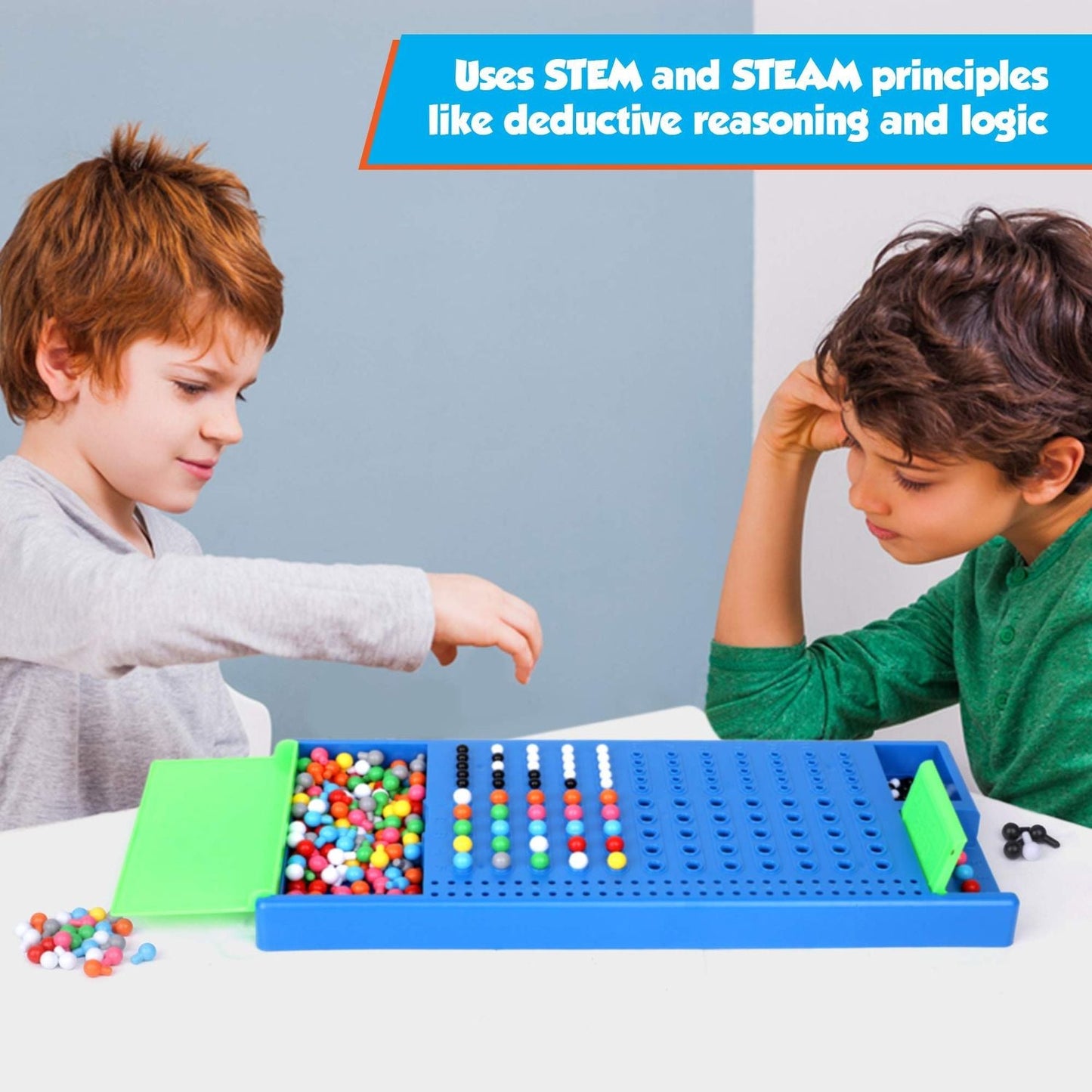 Code Breaking Board Game, STEM Toy, Brain Exercise & Logic Development, Safe for Ages 4+