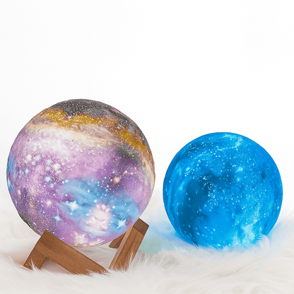 Colorful Remote Control LED Moon Lamp - Adjustable RGB Nightlight - Halri