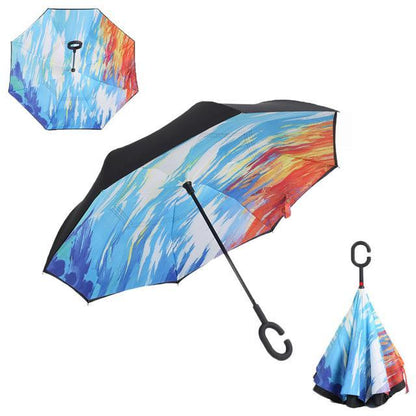 Waterproof Automatic Open Close Umbrella