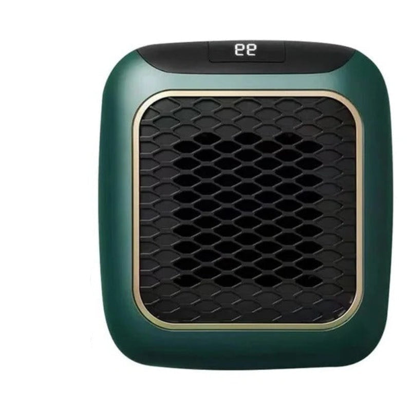 Compact 800W Electric Heater with Adjustable Thermostat – Portable Space Heater for Bedroom and Home Office, Whisper-Quiet Operation 1