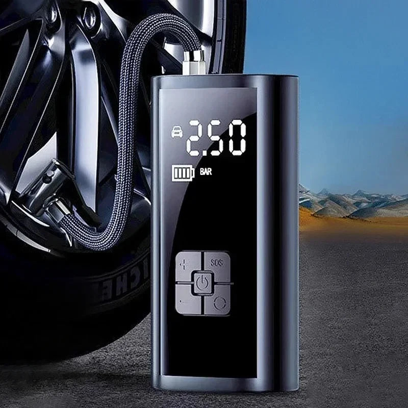 Portable Mini Air Compressor for Cars and Bikes - Halri