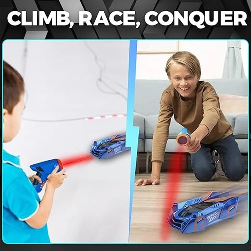 Control Wall-Climbing Car with Lighting Sensors, Long Battery Life, Infrared Remote Control  – Safe for Ages 3+