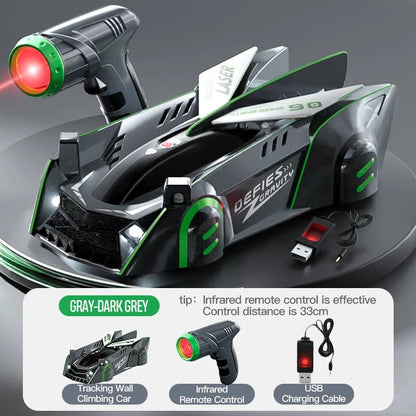 Control Wall-Climbing Car with Lighting Sensors, Long Battery Life, Infrared Remote Control  – Safe for Ages 3+