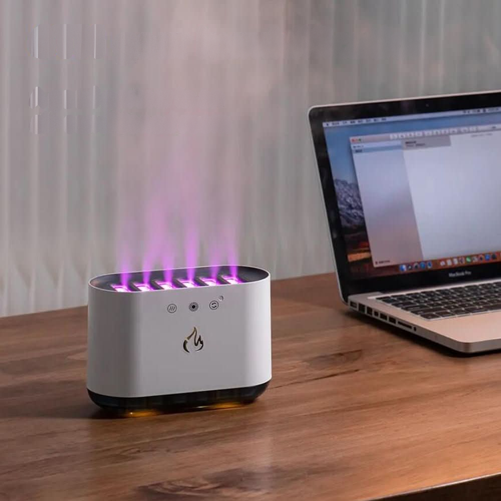 Cool Mist Humidifier for Bedroom with 6 Nozzles and 7 LED Colors - Quiet Air Humidifier for Fresh Indoor Atmosphere 1