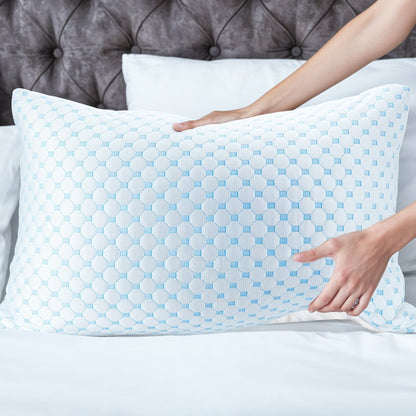 Cooling Gel Pillow for Side Sleepers – Ergonomic Support, Hypoallergenic Cover,  Refreshing Sleep Solution 3