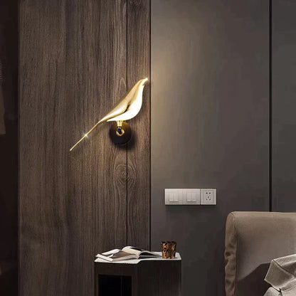 Bright Feather LED Bird Light Fixture