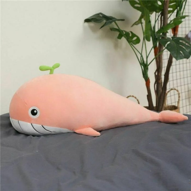 Adorable Large Marine Animal Stuffed Toy with Big Eyes