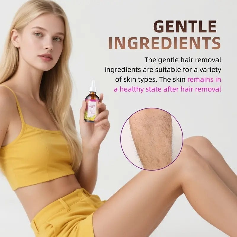 Cyperus Rotundus Hair Inhibitor Oil with Deep Hydration & Skin Repair, Reduces Ingrown Hairs & Red Spots
