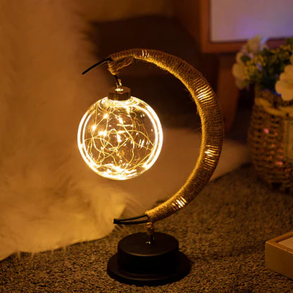 Glowing 3D Moon Night Light