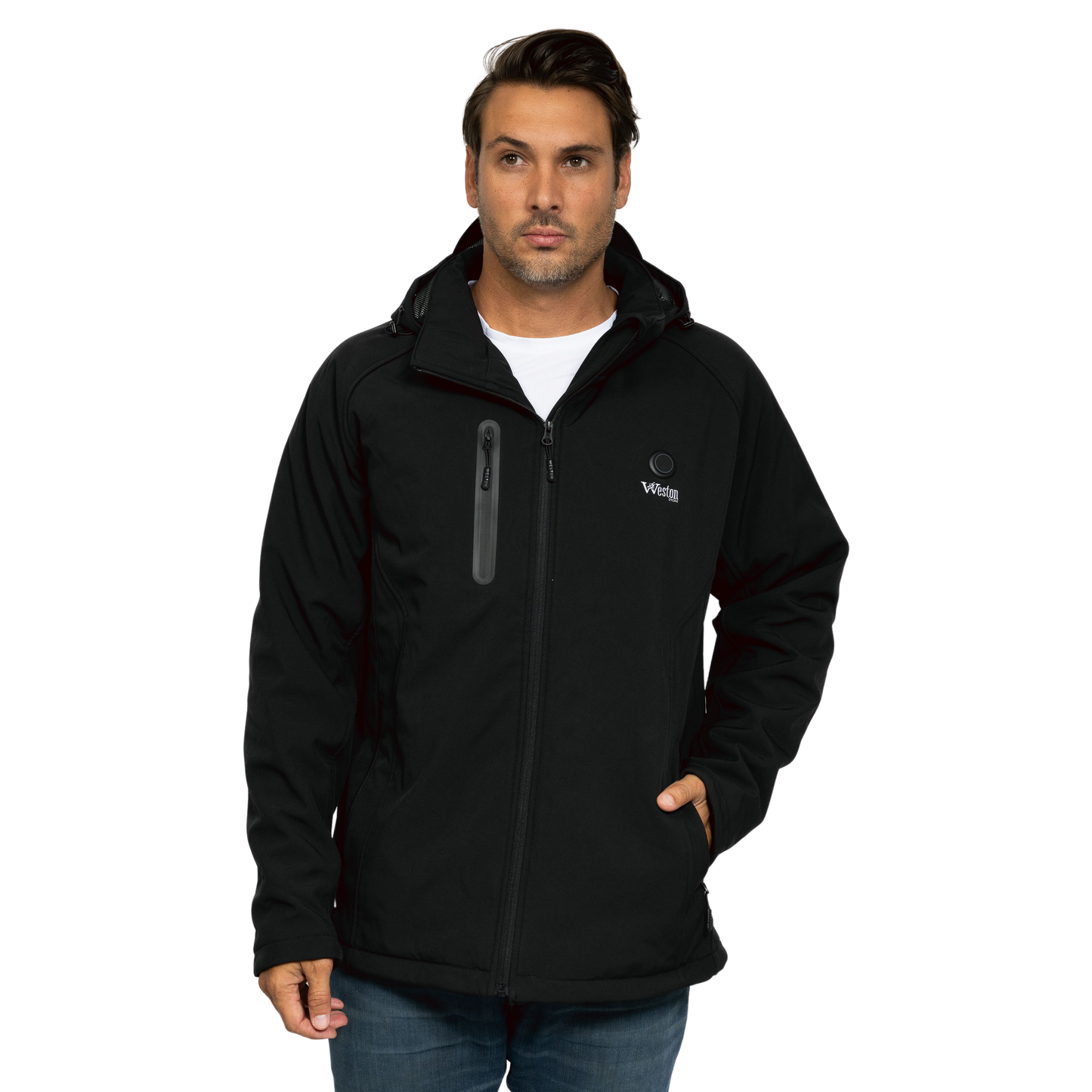 Warm Winter Mens Coat with Rechargeable Heat - Halri