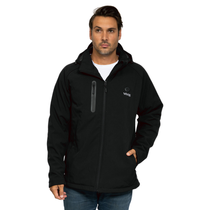 Warm Winter Mens Coat with Rechargeable Heat - Halri