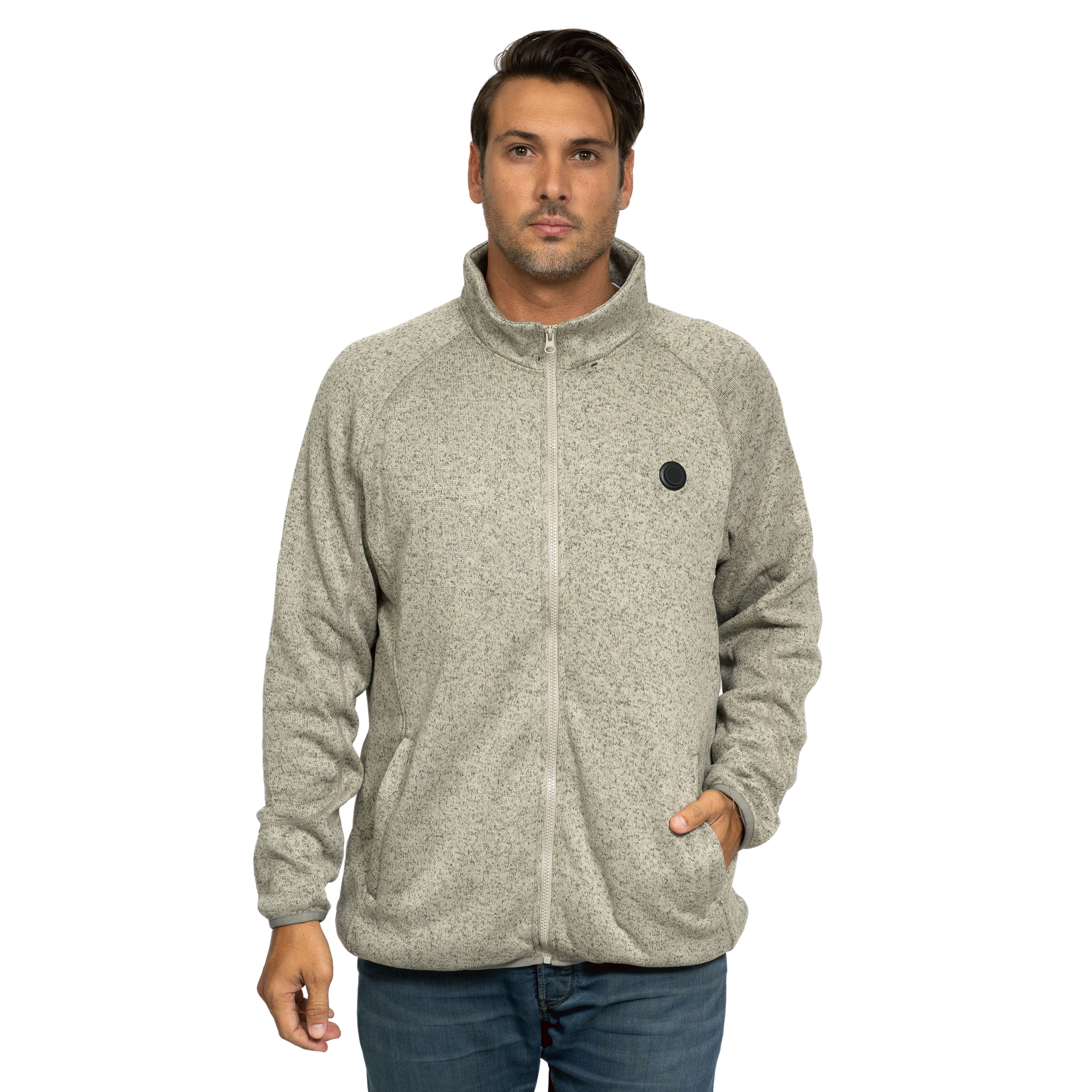 Warm Rechargeable Fleece Coat for Men - Halri