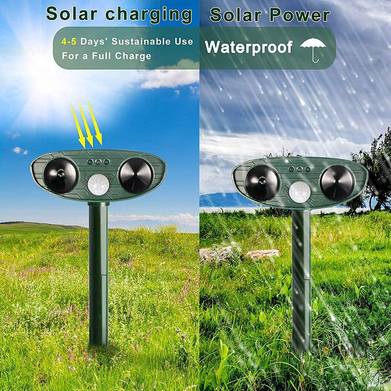 Outdoor Animal Repellent with Motion Sensor Lights