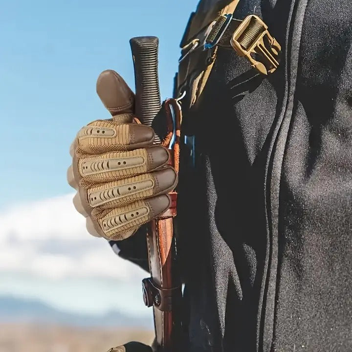 Rugged Work Gloves with Strong Grip for Outdoors