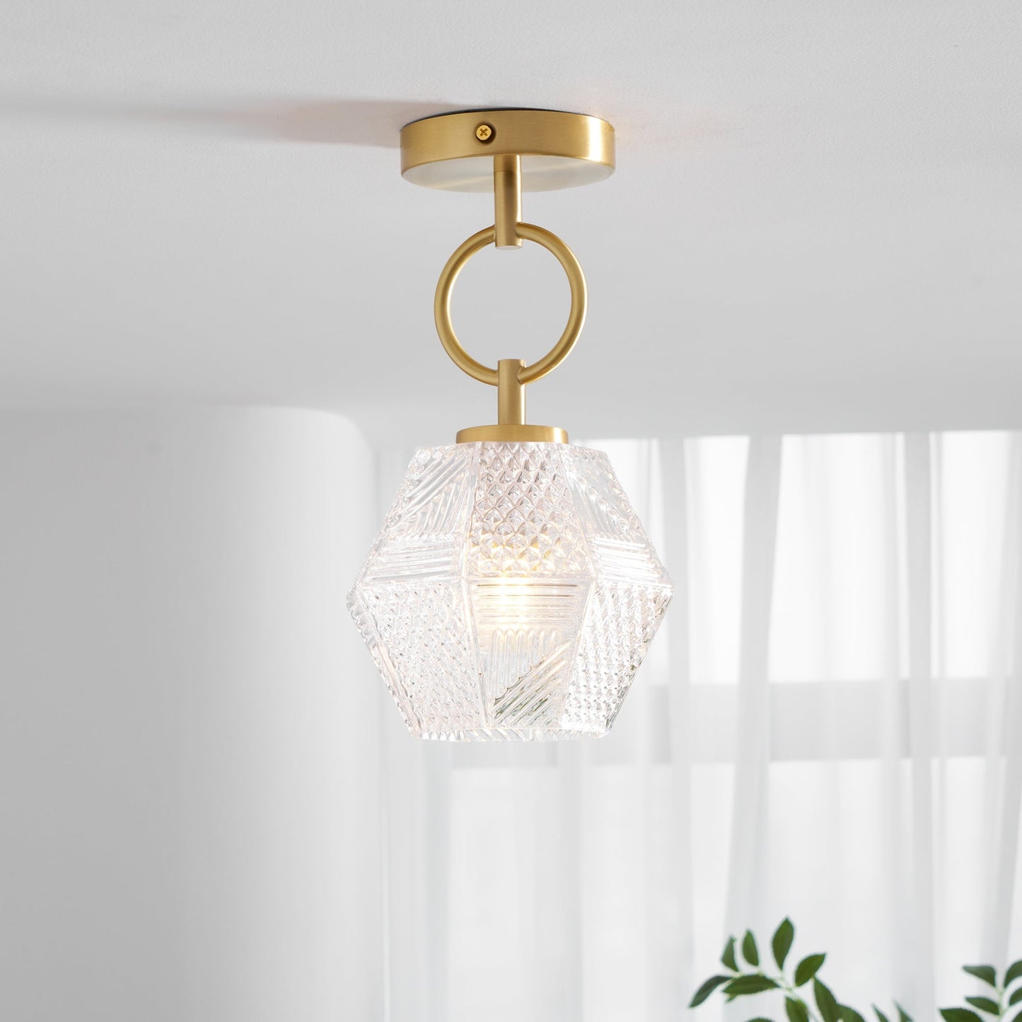 Luxury Crystal Overhead Lamp