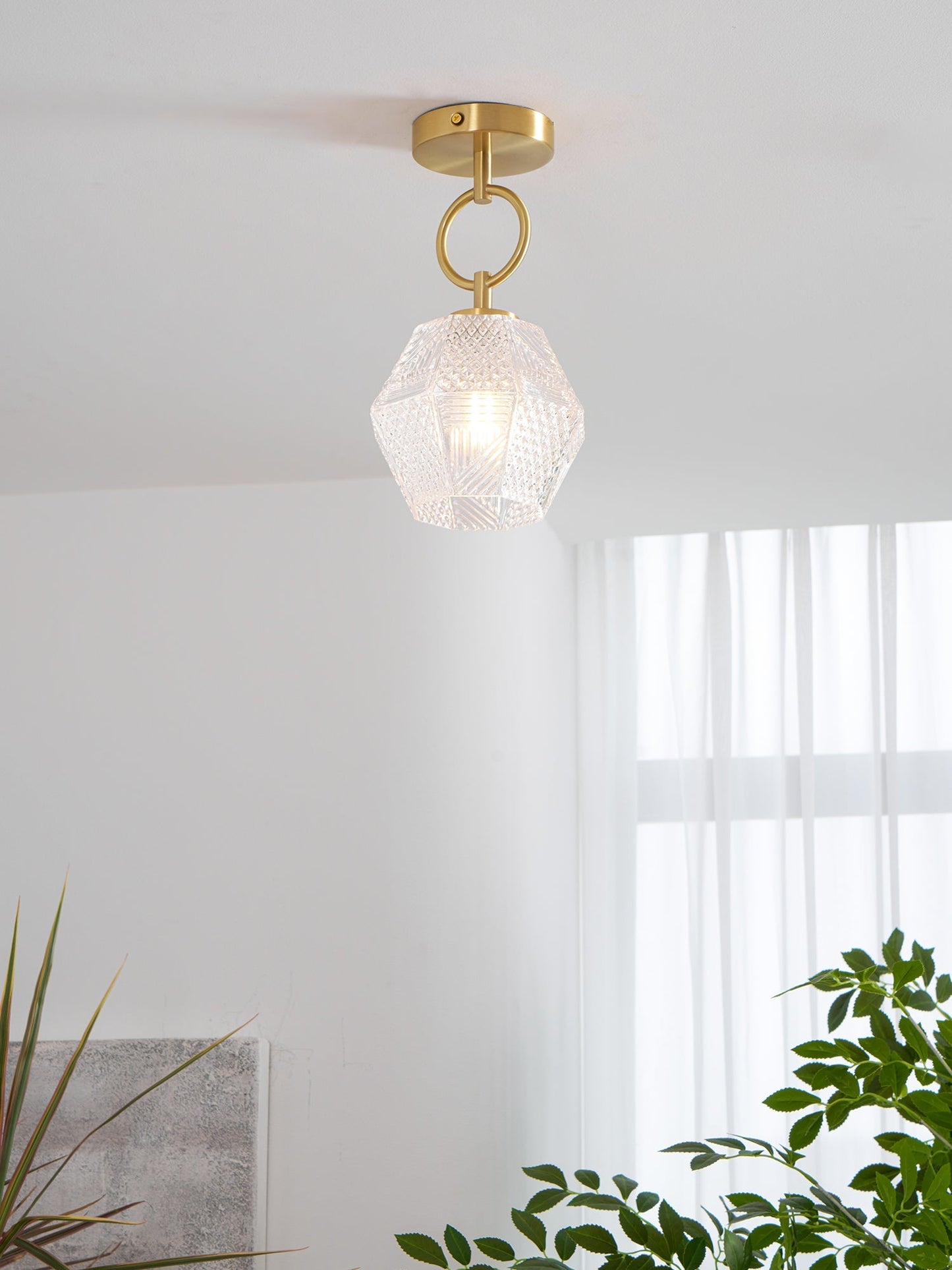 Luxury Crystal Overhead Lamp