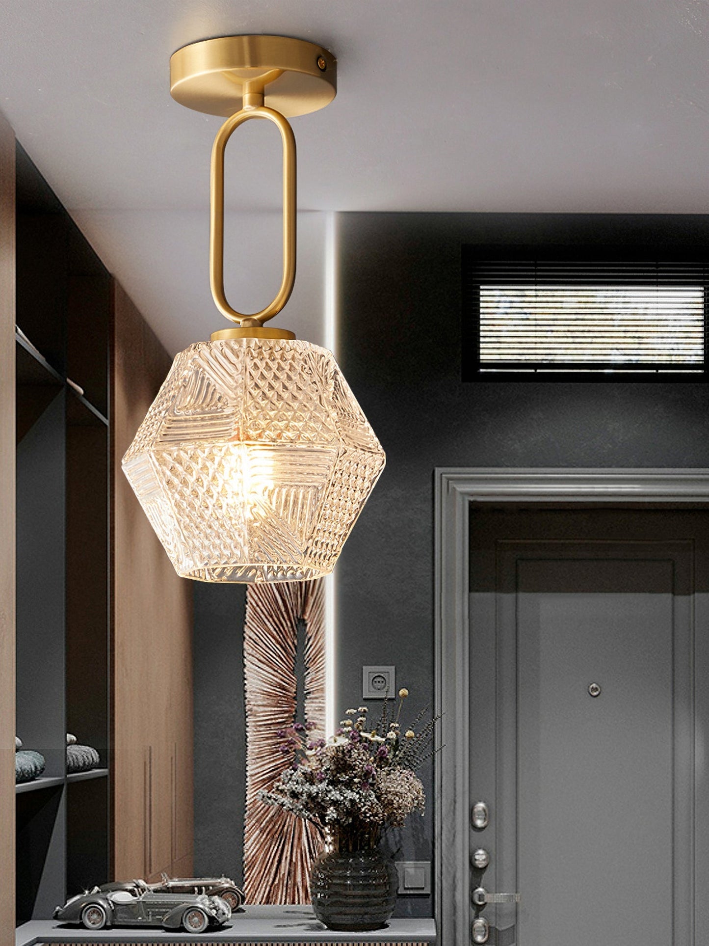 Luxury Crystal Overhead Lamp