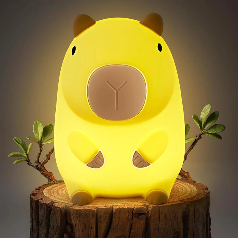 Soft LED Kids Night Lamp – Rechargeable Portable Touch Light - Halri
