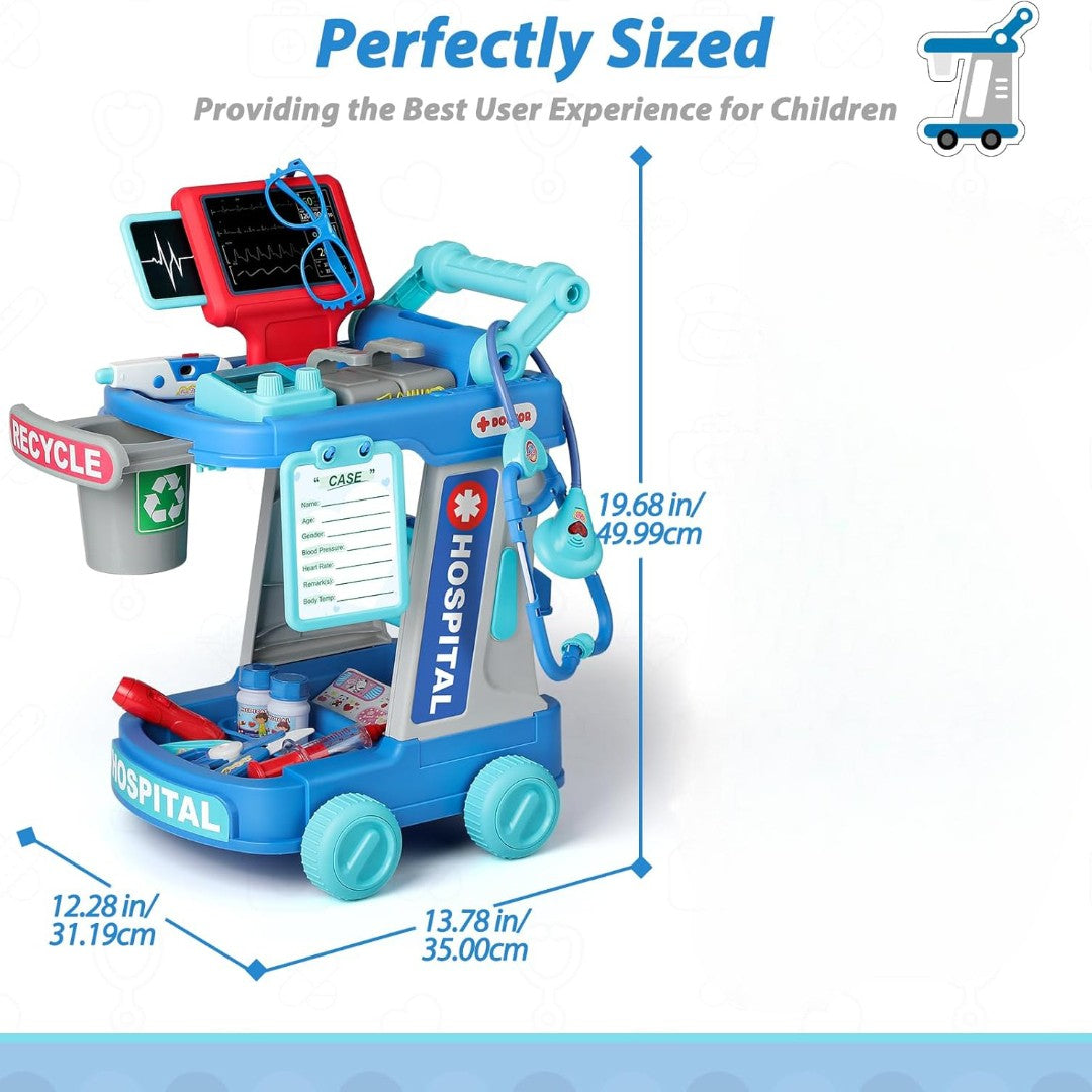 Doctor Playset – Pretend Medical Station with Lights and Realistic Features for Ages 3+