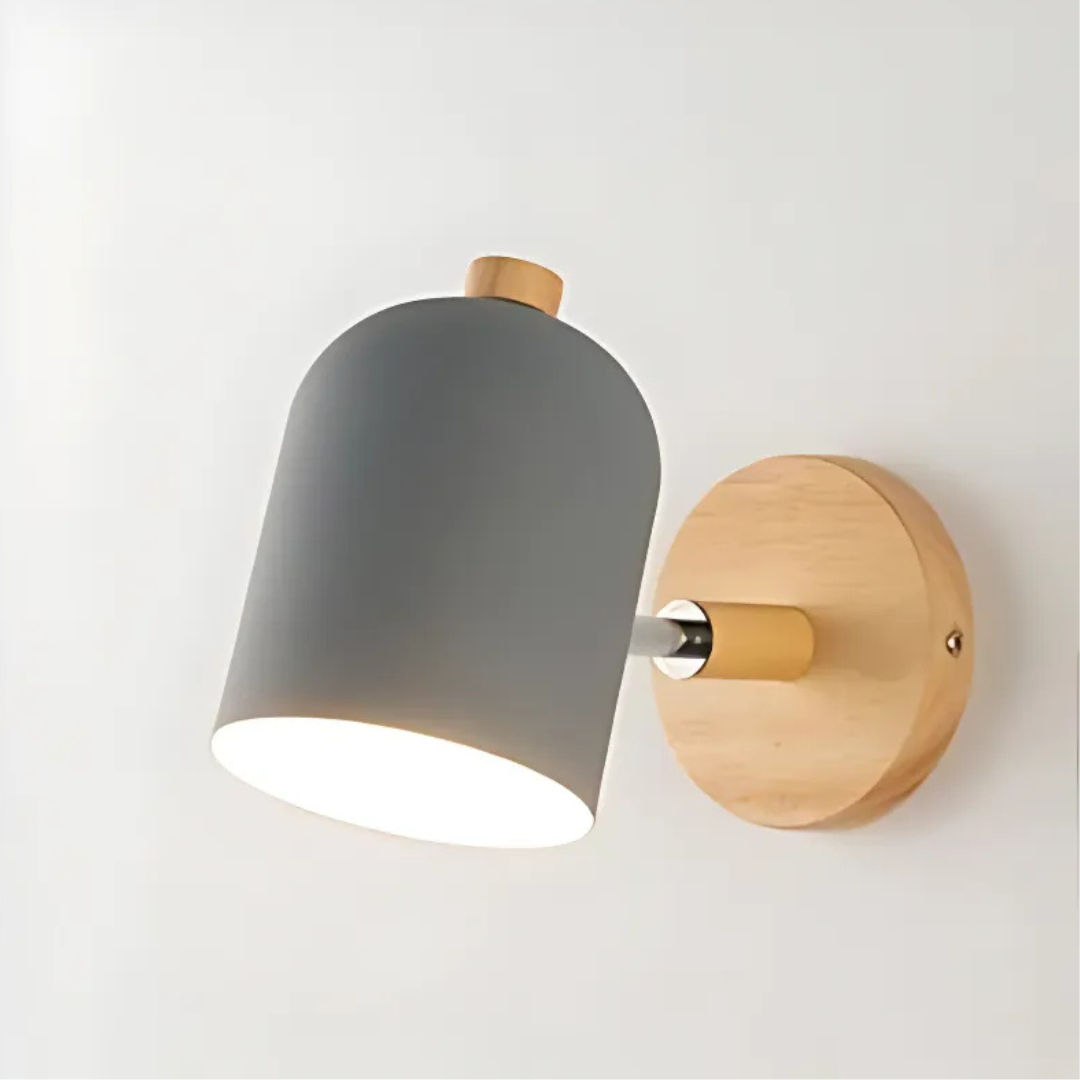 Rustic Wood Wall Light Fixture