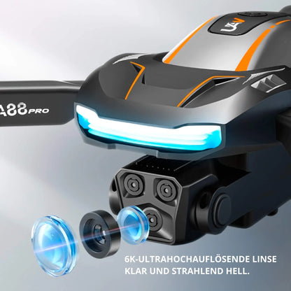 Portable Mini Drone with Remote and Collision Avoidance