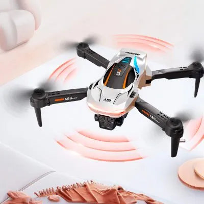 Portable Mini Drone with Remote and Collision Avoidance