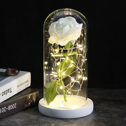 Beautiful LED Floral Dome Table Lamp
