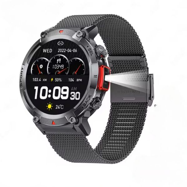 Rugged Water Resistant Fitness Smartwatch