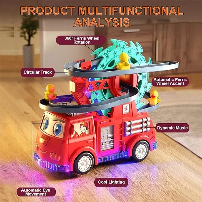 Duck Climbing Toy with Lights, Music, Duck Ladder, Develop Motor and Cognitive, Safe for Ages 6 month+