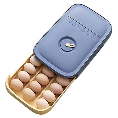 Space Saving Plastic Egg Container - Halri
