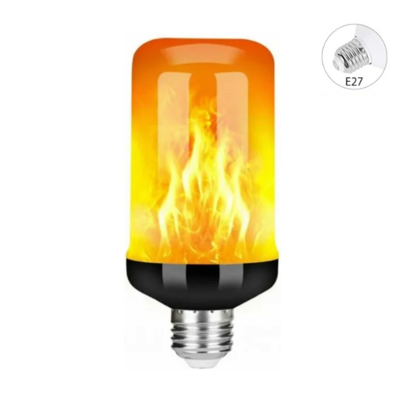 Warm Ambient Flame LED Table Lamp