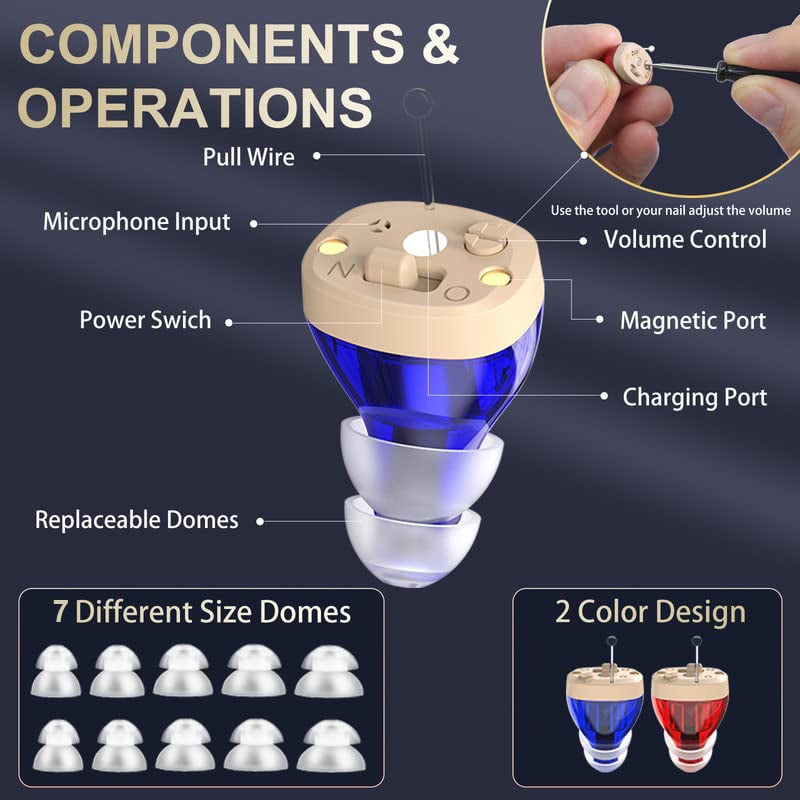 Advanced Rechargeable Bluetooth Hearing Devices