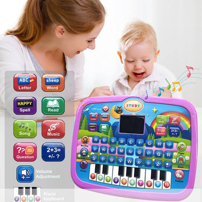Fun Kids Learning Tablet with Sounds and Color Screen - Halri