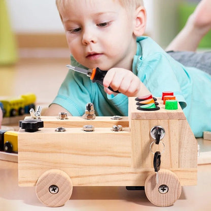 Interactive Kids Learning Board With Lights & Moving Parts - Halri