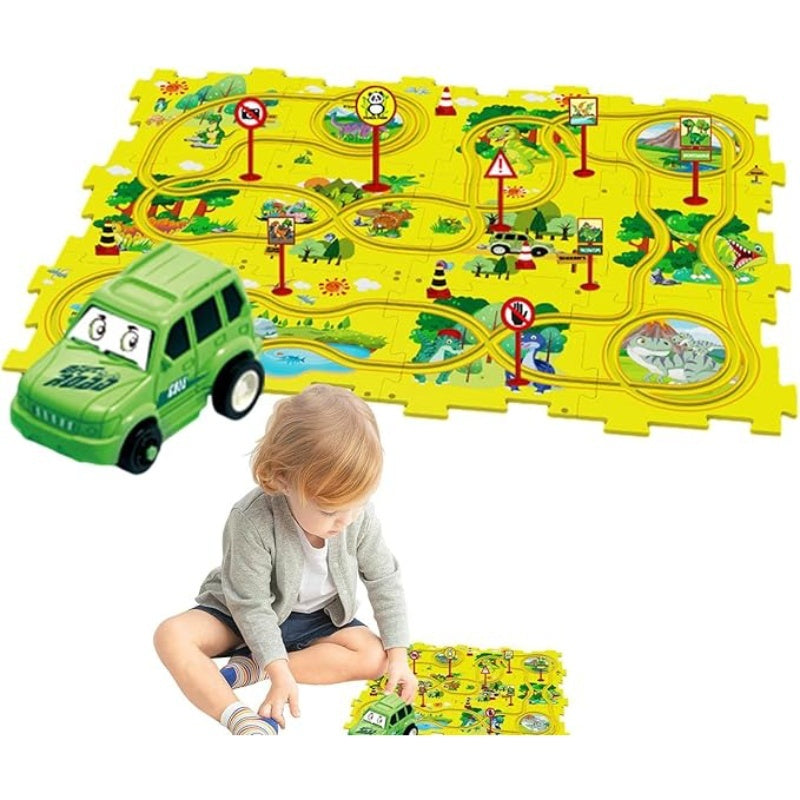 Fun Kids Racing Car Building Toy Set - Halri