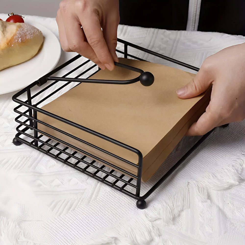 Stylish Metal Napkin Holder for Dining Table - Halri