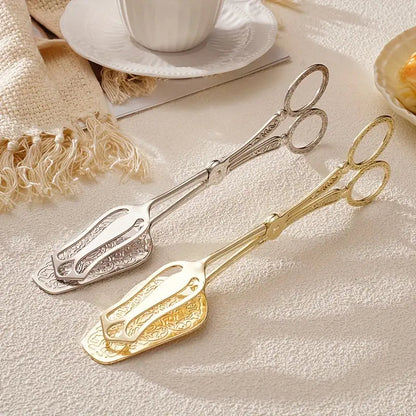 Premium Metal Salad Serving Tongs with Elegant Design - Halri