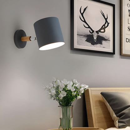 Versatile Metal Wooden Wall Lamp - Halri