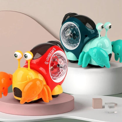 Fun Interactive Crab Toy with Lights and Music - Halri